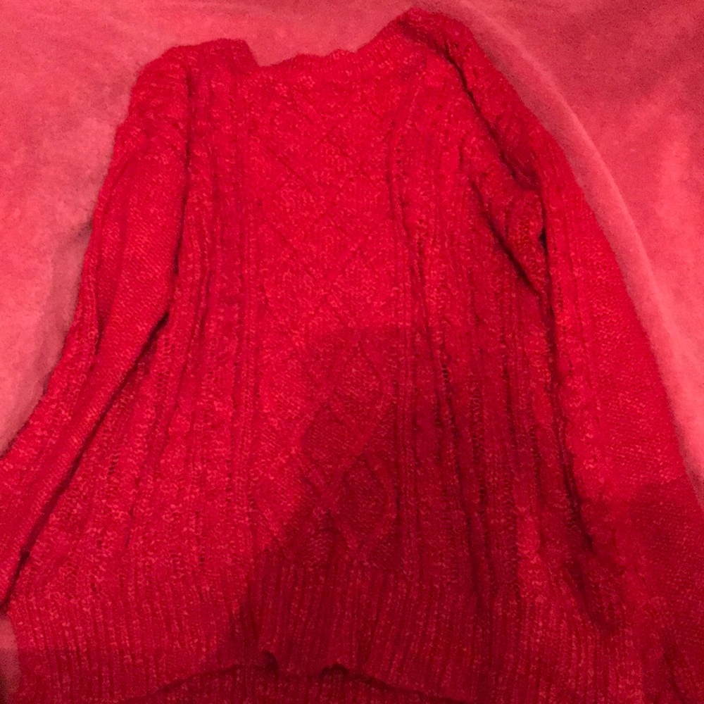 Red Knit Sweater